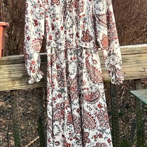 Banana Republic Bohemian Flounce Dress Size 2 Petite